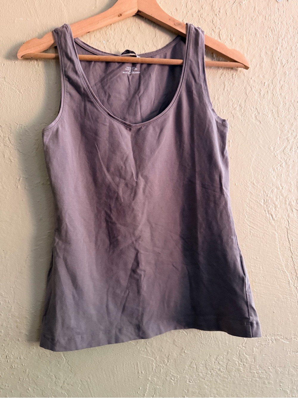 H&M Gray Scoop Neck Tank Top